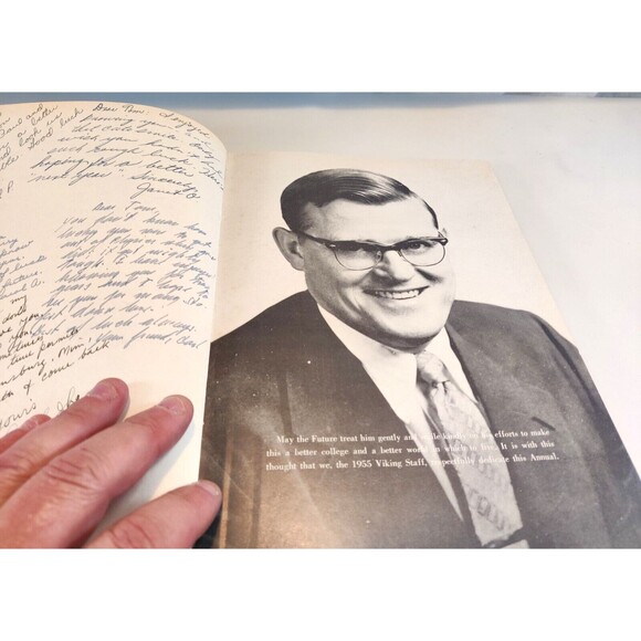 Vintage 1955 Grand View College Des Moines, IA Photo Annual YEARBOOK The Viking - Picture 9 of 15